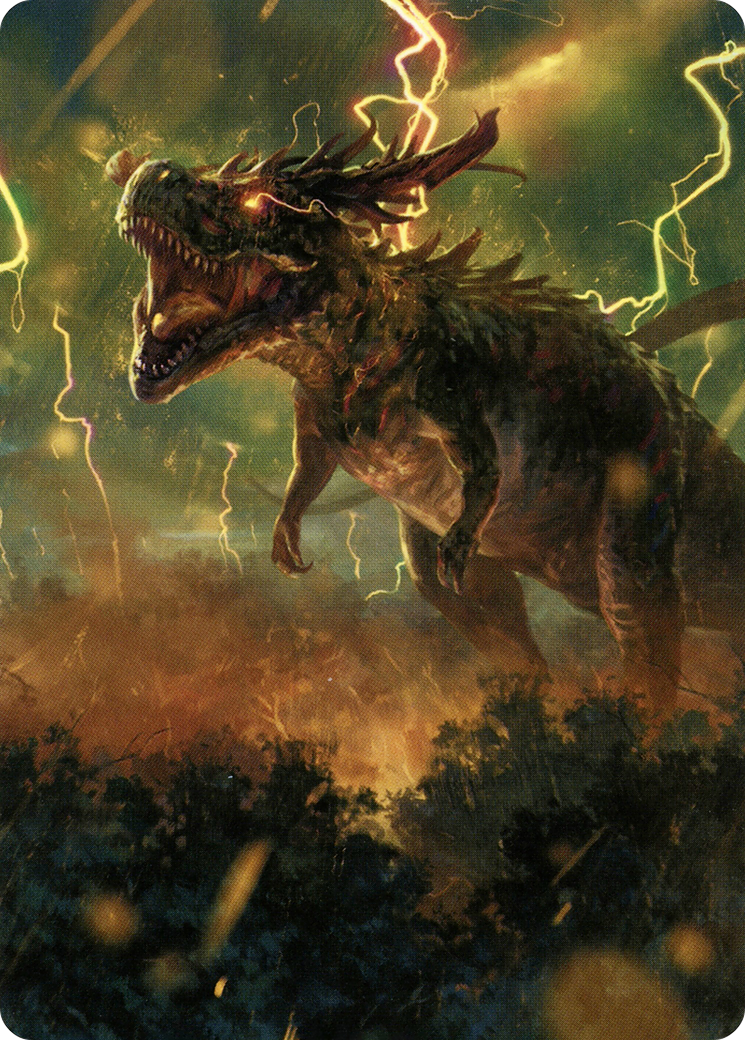 Thrasta, Tempest's Roar Art Card (42) [Modern Horizons 2 Art Series] | Galaxy Games LLC