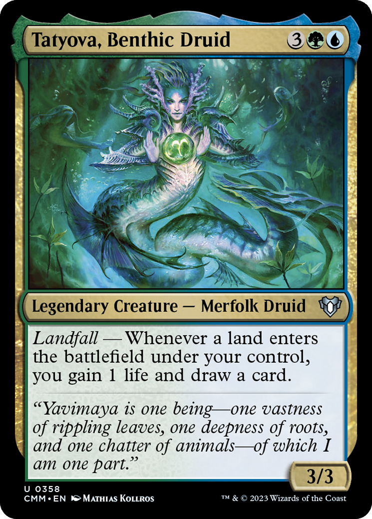 Tatyova, Benthic Druid [Commander Masters] | Galaxy Games LLC