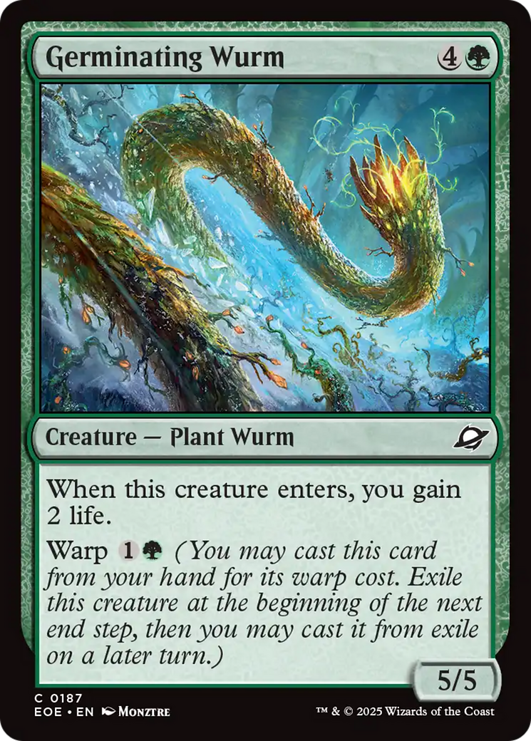 Germinating Wurm [Edge of Eternities] | Galaxy Games LLC
