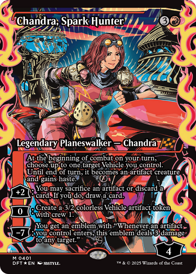 Chandra, Spark Hunter (Showcase) [Aetherdrift] | Galaxy Games LLC