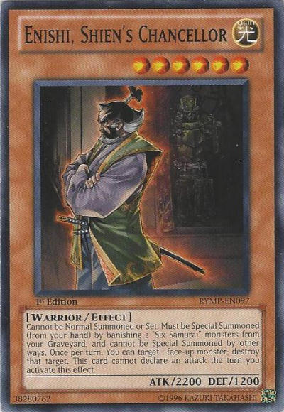 Enishi, Shien's Chancellor [RYMP-EN097] Common | Galaxy Games LLC