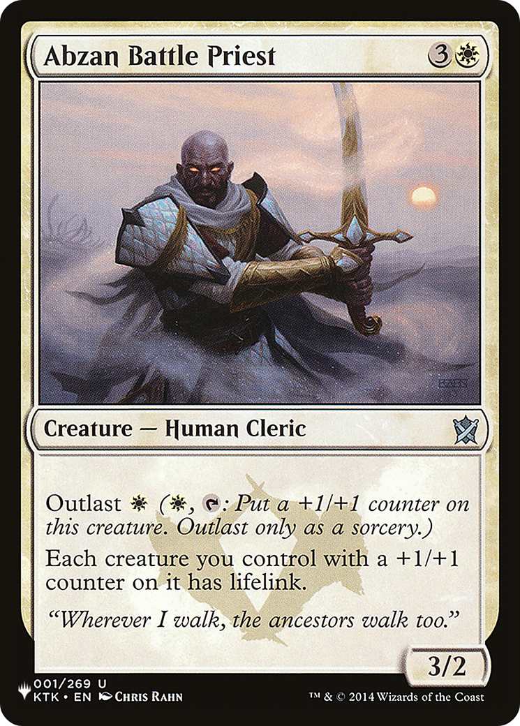 Abzan Battle Priest [The List] | Galaxy Games LLC