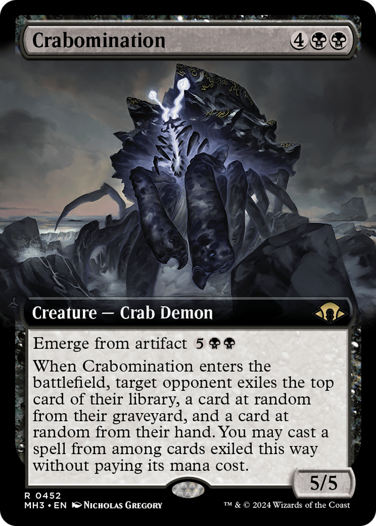 Crabomination (Extended Art) [Modern Horizons 3] | Galaxy Games LLC