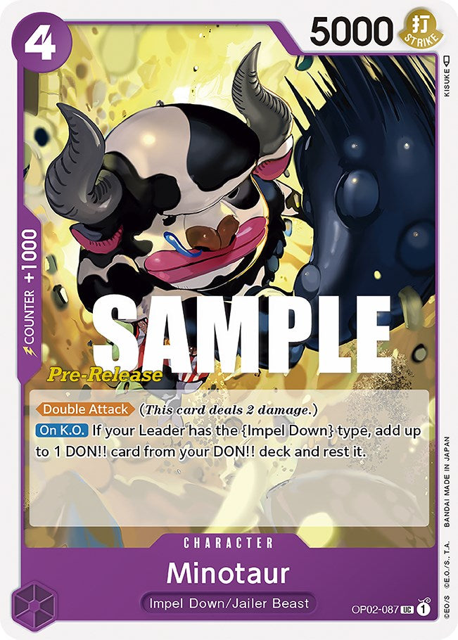 Minotaur [Paramount War Pre-Release Cards] | Galaxy Games LLC