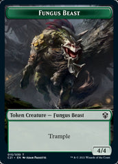 Demon // Fungus Beast Double-Sided Token [Commander 2021 Tokens] | Galaxy Games LLC