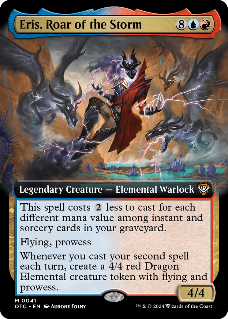 Eris, Roar of the Storm (Extended Art) [Outlaws of Thunder Junction Commander] | Galaxy Games LLC
