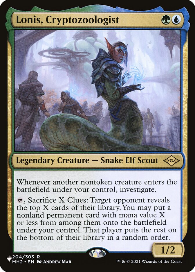 Lonis, Cryptozoologist [The List] | Galaxy Games LLC