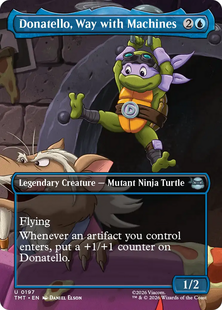 Donatello, Way with Machines (Borderless) [Teenage Mutant Ninja Turtles] | Galaxy Games LLC
