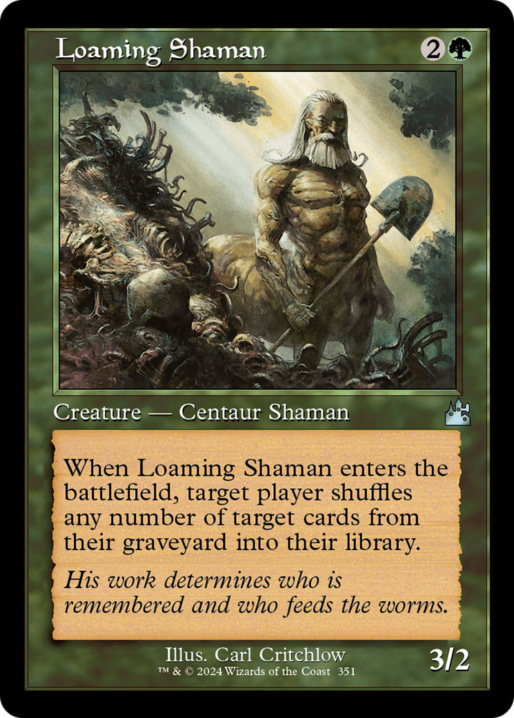 Loaming Shaman (Retro Frame) [Ravnica Remastered] | Galaxy Games LLC