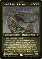 Ixhel, Scion of Atraxa (Foil Etched) (Display Commander) [Phyrexia: All Will Be One Commander] | Galaxy Games LLC