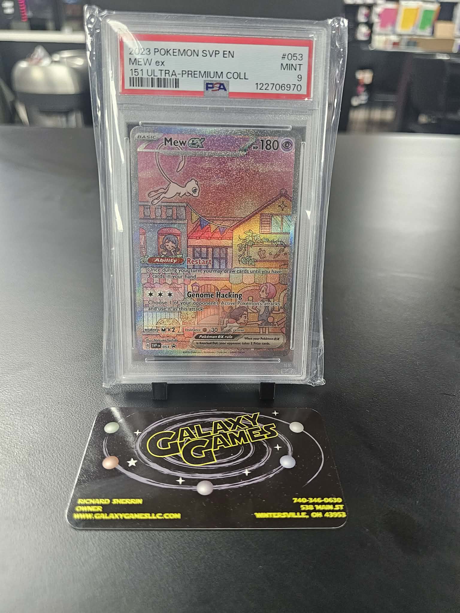 PSA 9 Mew ex #53 122706970 | Galaxy Games LLC