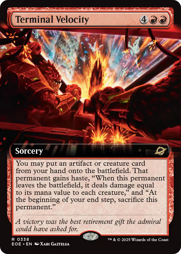 Terminal Velocity (Extended Art) [Edge of Eternities] | Galaxy Games LLC