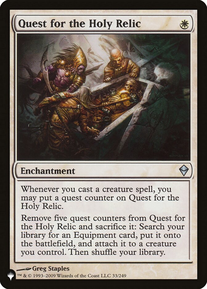 Quest for the Holy Relic [The List] | Galaxy Games LLC