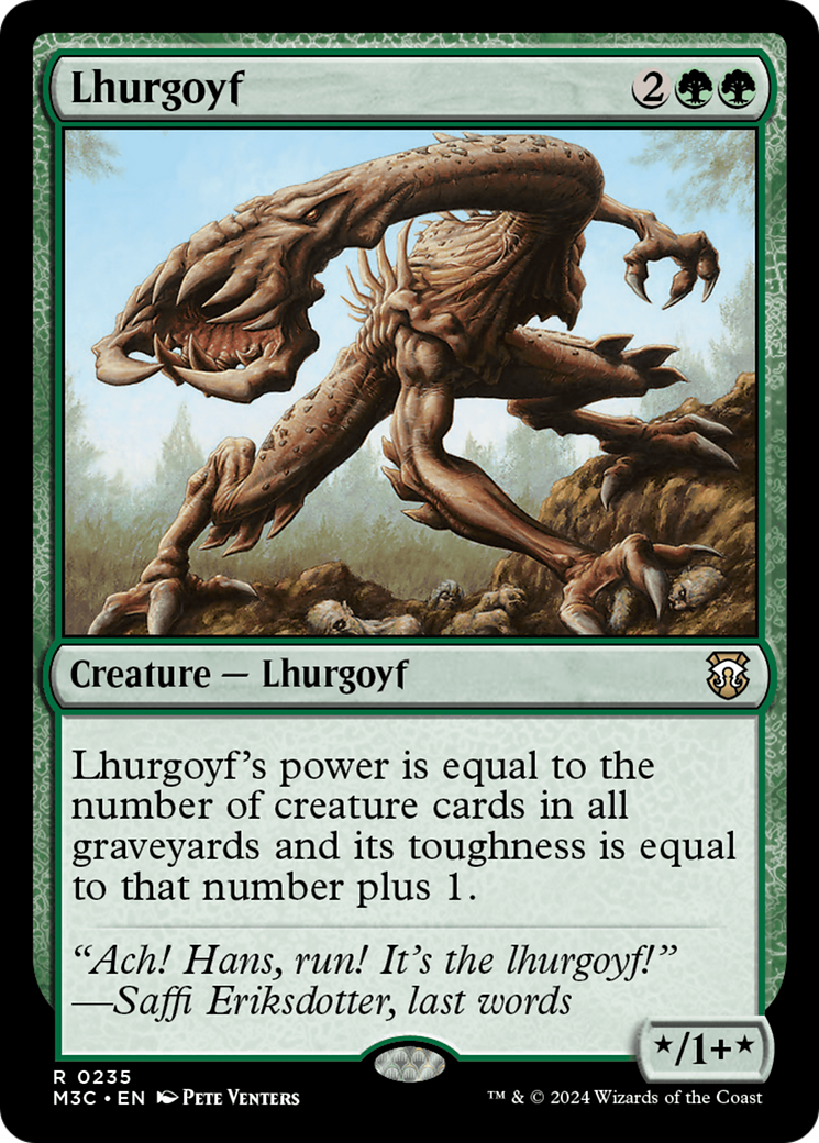 Lhurgoyf [Modern Horizons 3 Commander] | Galaxy Games LLC