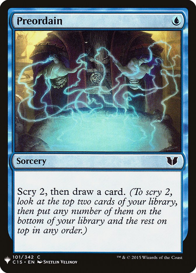 Preordain [Mystery Booster] | Galaxy Games LLC