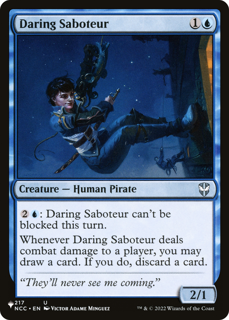 Daring Saboteur [The List Reprints] | Galaxy Games LLC