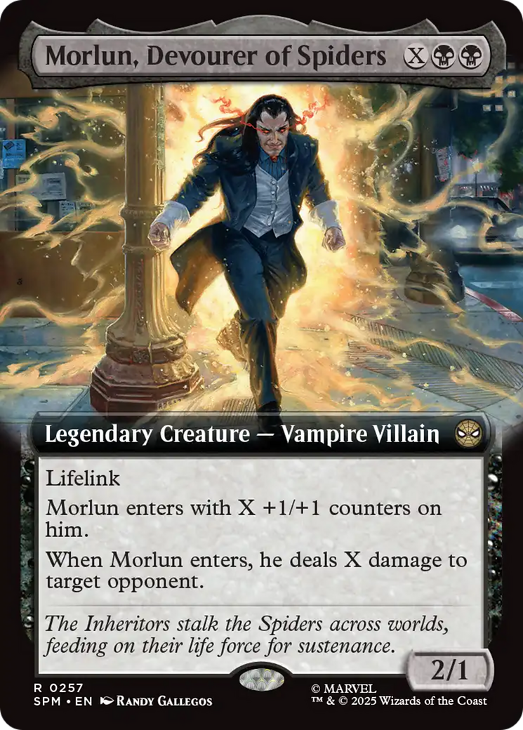 Morlun, Devourer of Spiders (Extended Art) [Marvel's Spider-Man] | Galaxy Games LLC