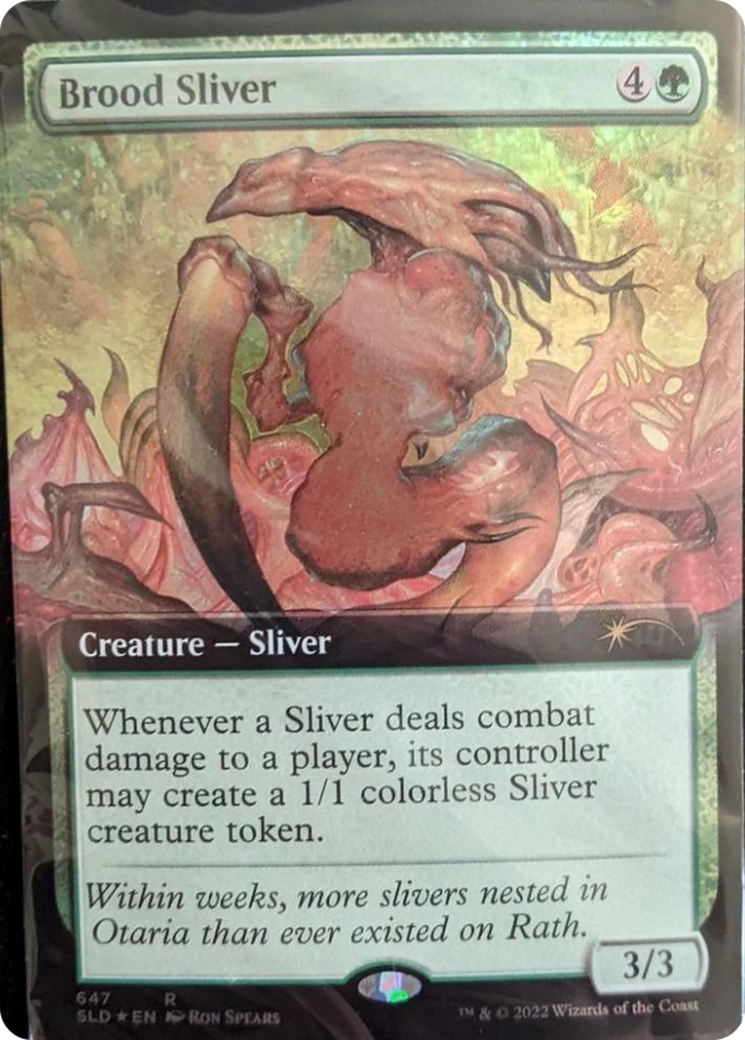 Brood Sliver (Extended Art) [Secret Lair Drop Promos] | Galaxy Games LLC