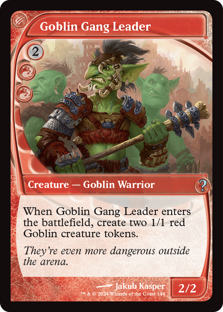 Goblin Gang Leader (Future Sight) [Mystery Booster 2] | Galaxy Games LLC