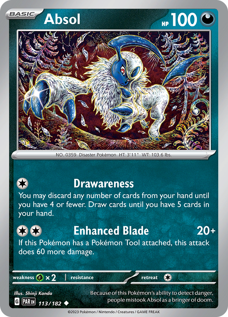 Absol (113/182) [Scarlet & Violet: Paradox Rift] | Galaxy Games LLC