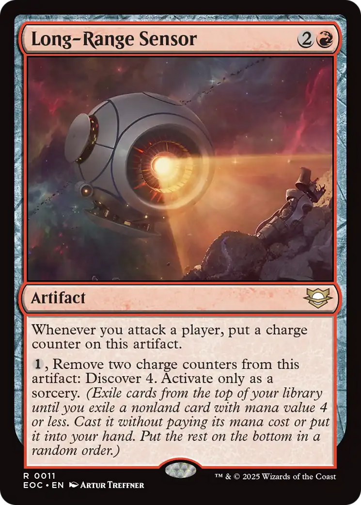 Long-Range Sensor [Edge of Eternities Commander] | Galaxy Games LLC