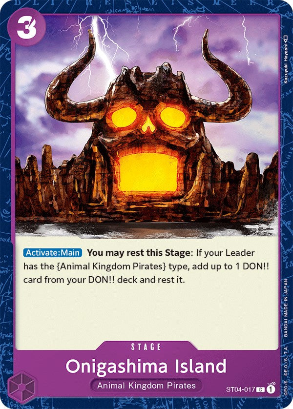 Onigashima Island [Starter Deck: Animal Kingdom Pirates] | Galaxy Games LLC