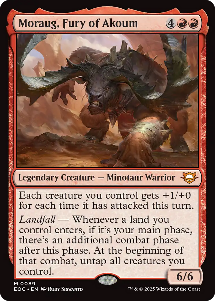 Moraug, Fury of Akoum [Edge of Eternities Commander] | Galaxy Games LLC