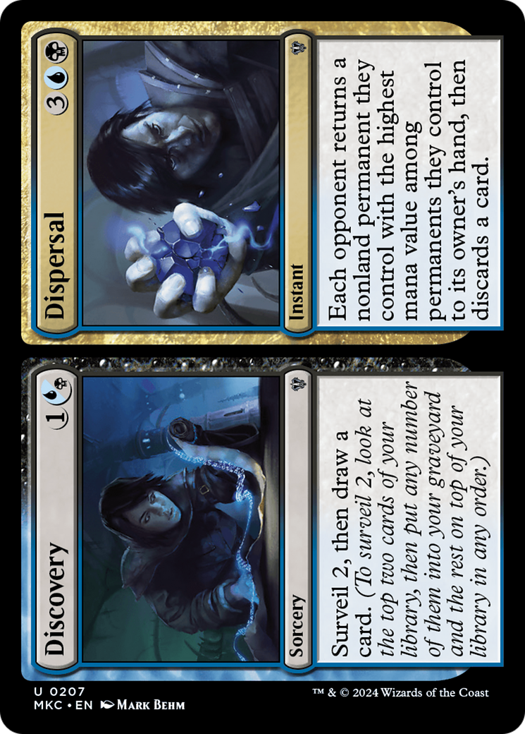 Discovery // Dispersal [Murders at Karlov Manor Commander] | Galaxy Games LLC