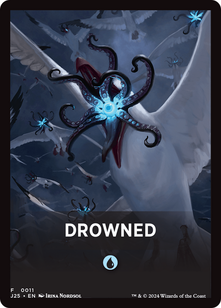 Drowned Theme Card [Foundations Jumpstart Front Cards] | Galaxy Games LLC