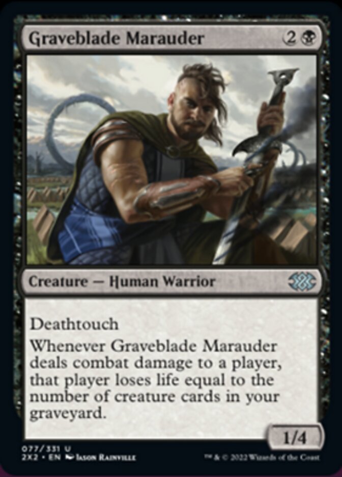 Graveblade Marauder [Double Masters 2022] | Galaxy Games LLC