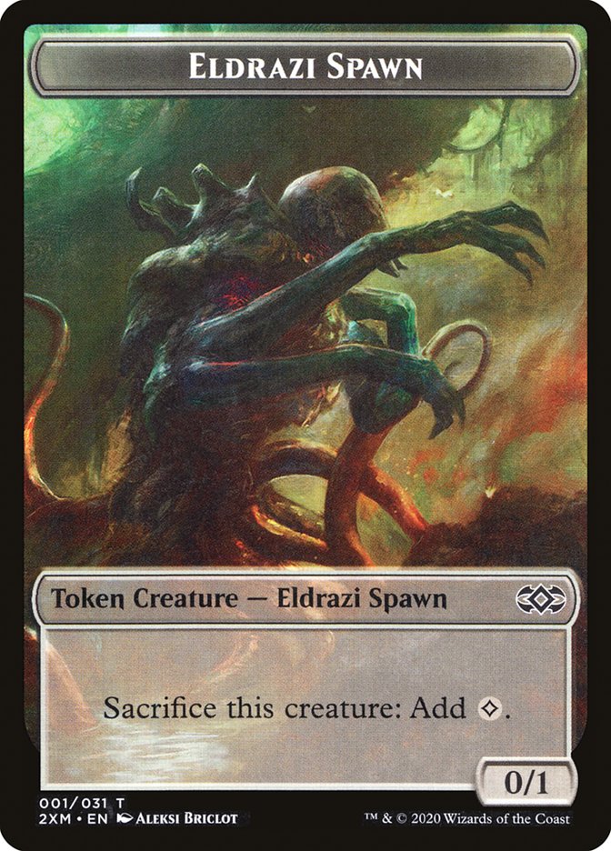 Eldrazi Spawn Token [Double Masters Tokens] | Galaxy Games LLC