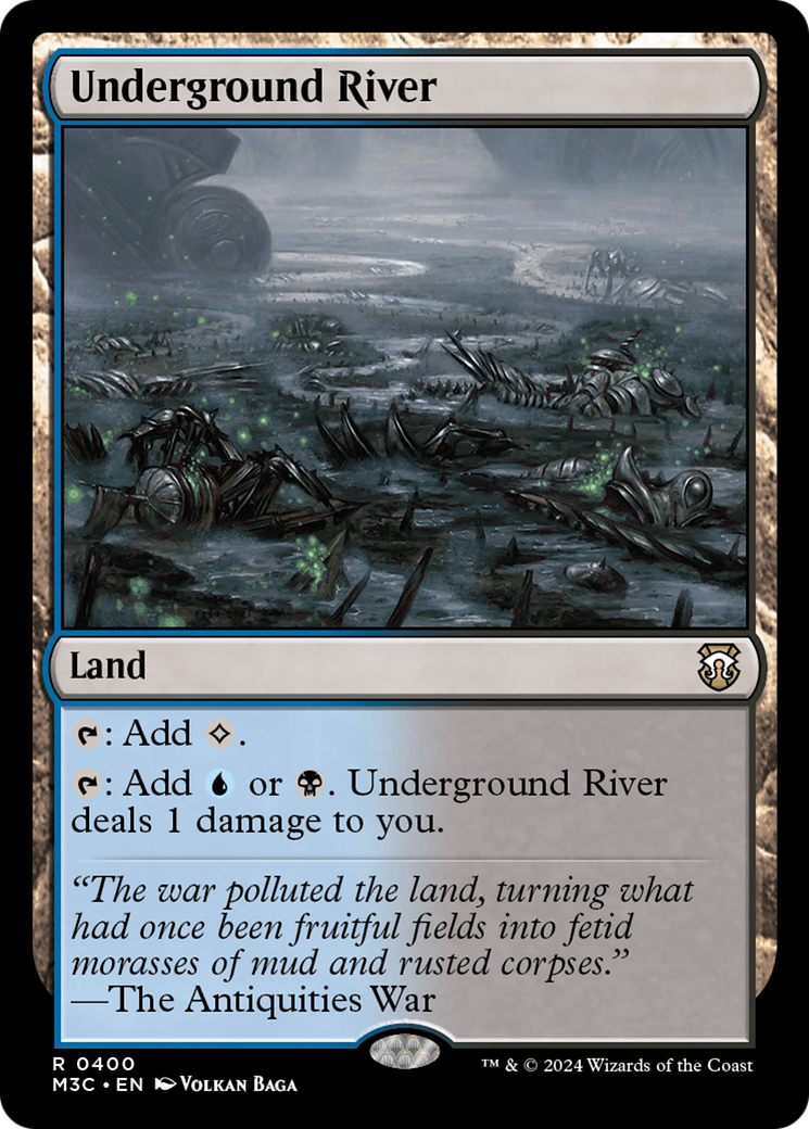Underground River (Ripple Foil) [Modern Horizons 3 Commander] | Galaxy Games LLC