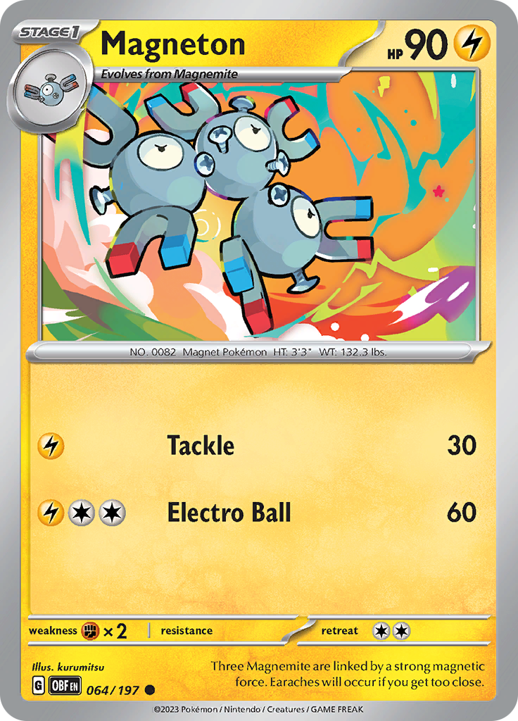 Magneton (064/197) [Scarlet & Violet: Obsidian Flames] | Galaxy Games LLC