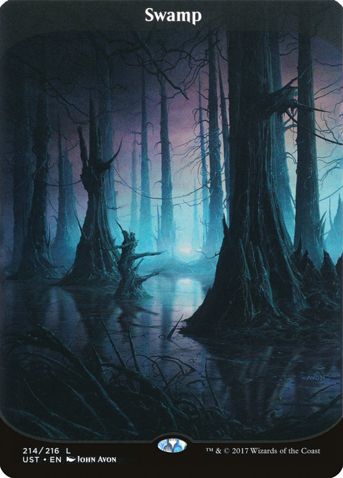 Swamp (FOIL) : UNSTABLE 214/216 - Magic the Gathering Single Card Swamp (FOIL) : UNSTABLE 214/216 - Magic the Gathering Single Card