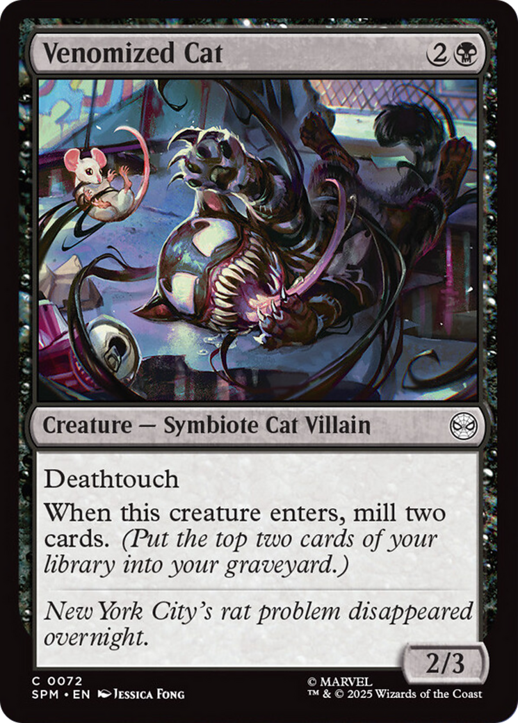 Venomized Cat [Marvel's Spider-Man] | Galaxy Games LLC