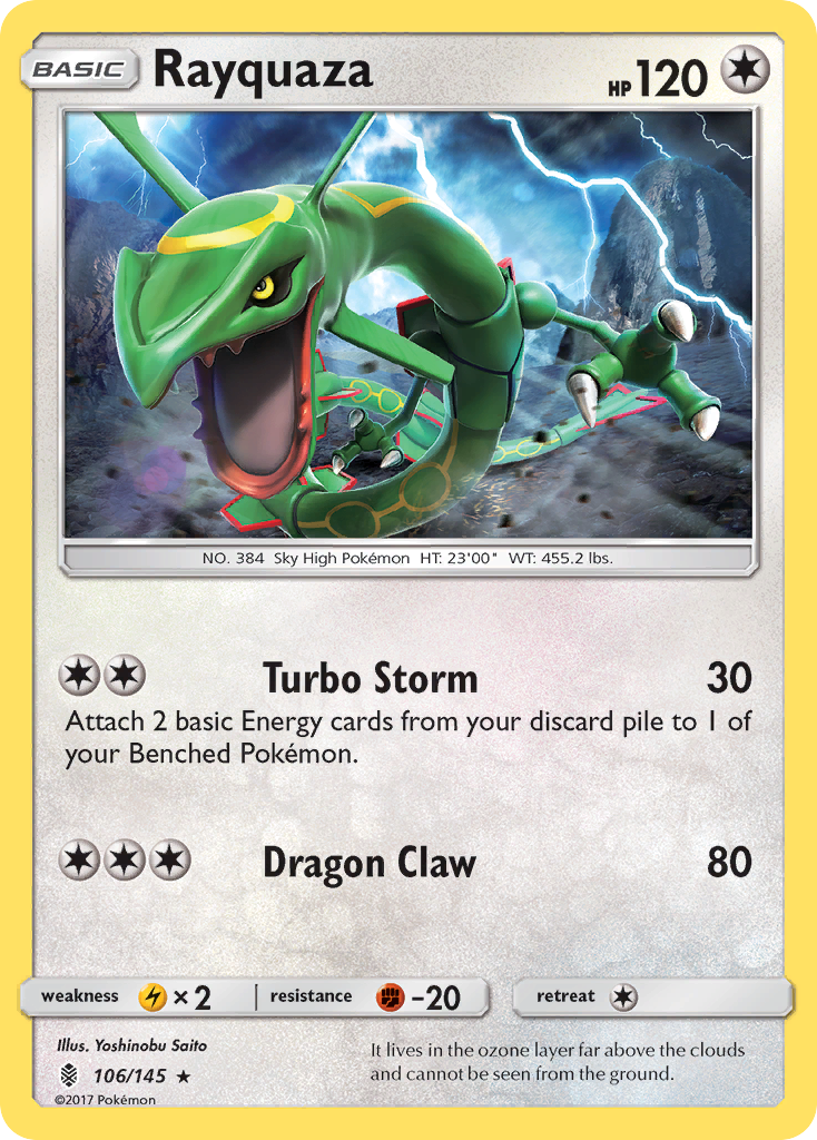 Rayquaza (106/145) [Sun & Moon: Guardians Rising] | Galaxy Games LLC