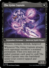 Throne of the Grim Captain // The Grim Captain [The Lost Caverns of Ixalan Prerelease Cards] | Galaxy Games LLC