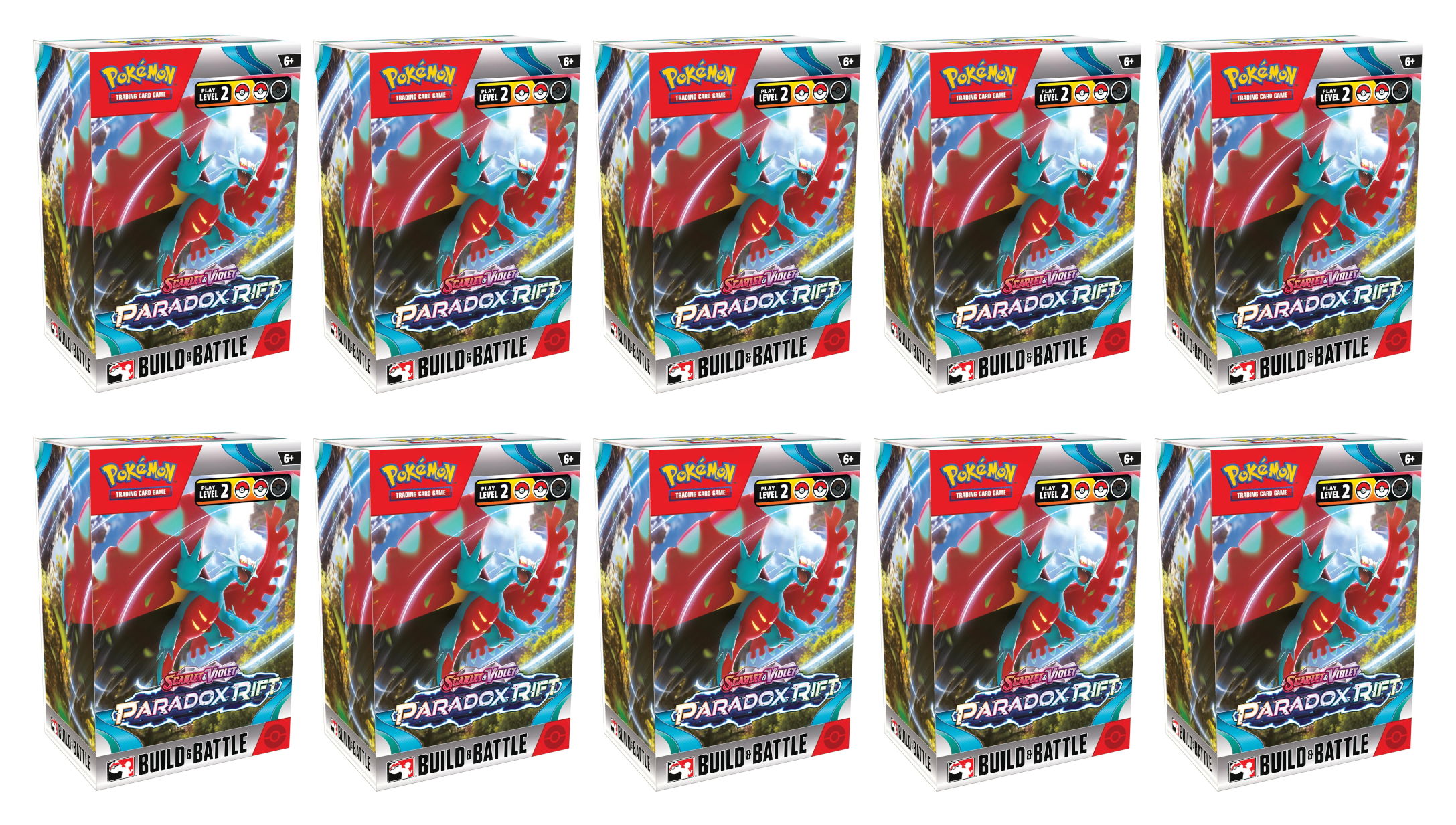 Scarlet & Violet: Paradox Rift - Build & Battle Box Display | Galaxy Games LLC