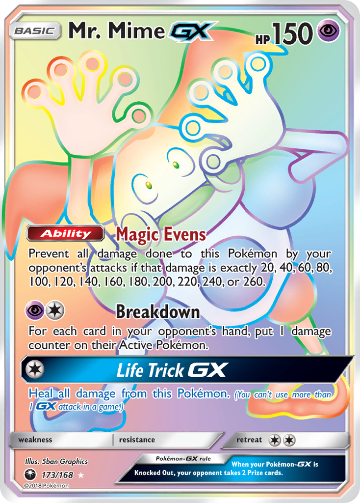 Mr. Mime GX (173/168) [Sun & Moon: Celestial Storm] | Galaxy Games LLC