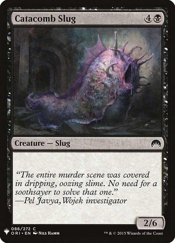 Catacomb Slug [Mystery Booster] | Galaxy Games LLC