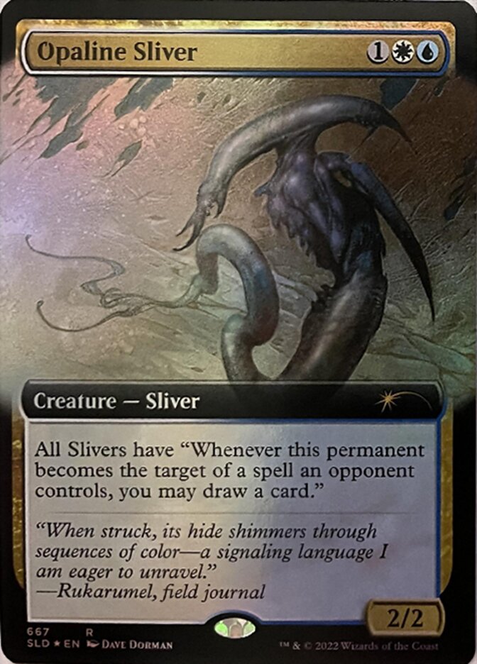 Opaline Sliver (Extended Art) [Secret Lair Drop Promos] | Galaxy Games LLC