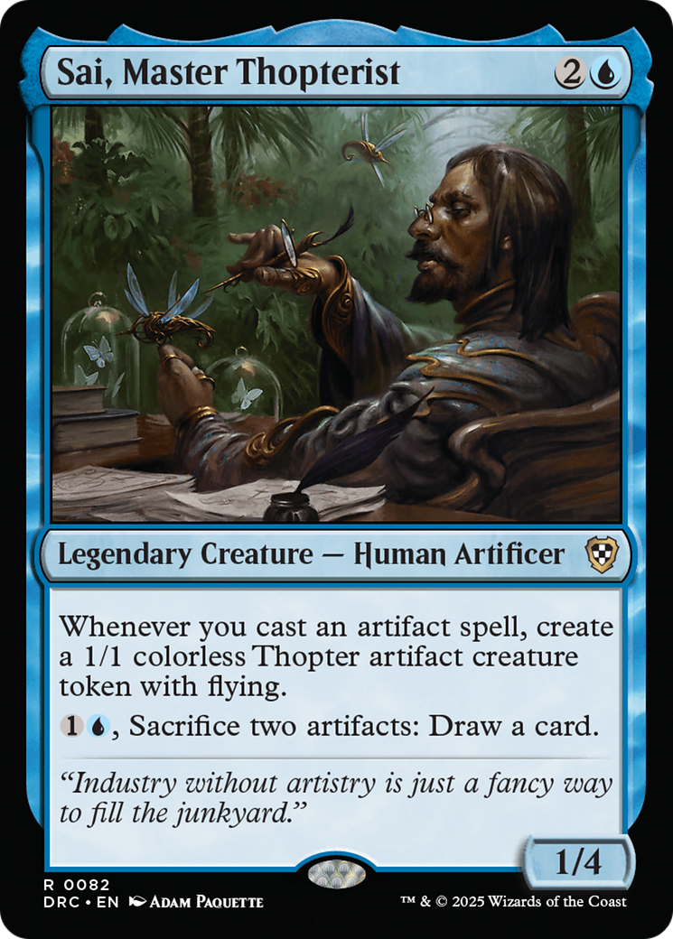 Sai, Master Thopterist [Aetherdrift Commander] | Galaxy Games LLC