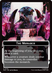The Monarch (016) // Vibranium (015) Double-Sided Token [Marvel Super Heroes Commander Tokens] | Galaxy Games LLC