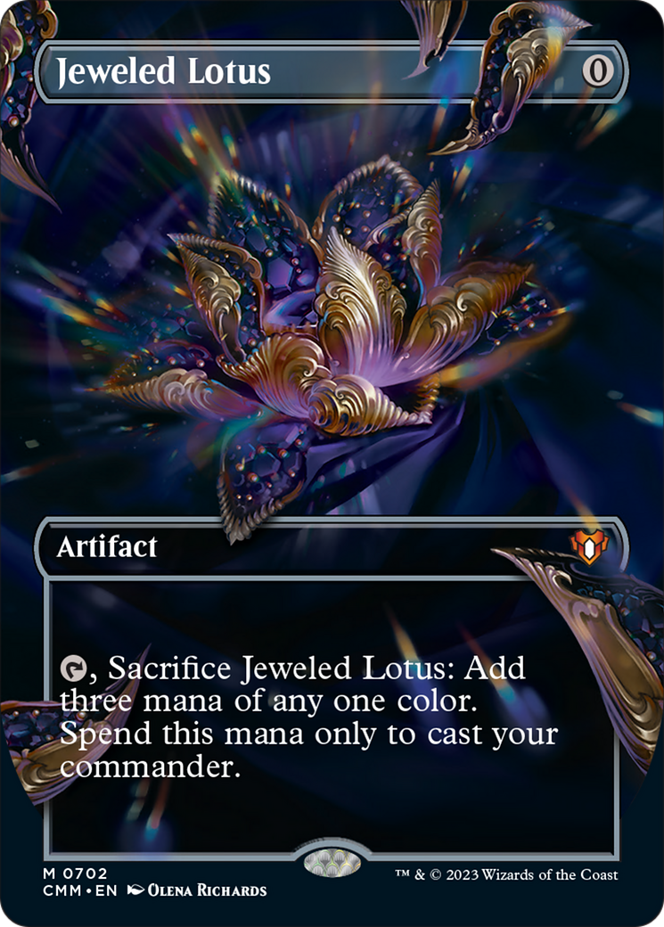 Jeweled Lotus (Borderless Frame Break) [Commander Masters] | Galaxy Games LLC