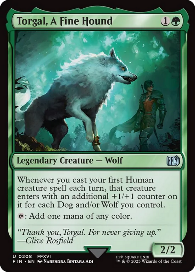 Torgal, A Fine Hound [FINAL FANTASY] | Galaxy Games LLC