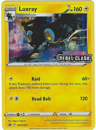 Luxray (SWSH023) (Prerelease Promo) [Sword & Shield: Black Star Promos] | Galaxy Games LLC