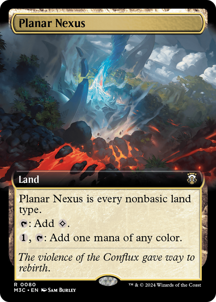 Planar Nexus (Extended Art) (Ripple Foil) [Modern Horizons 3 Commander] | Galaxy Games LLC