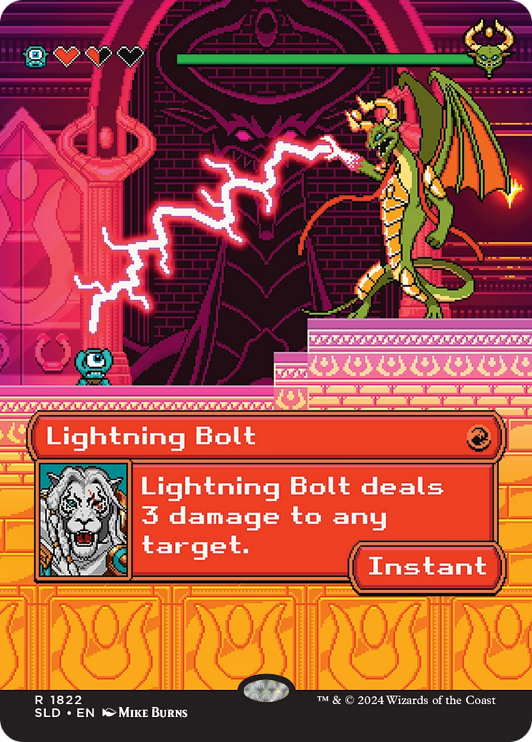 Lightning Bolt (1822) (Rainbow Foil) [Secret Lair Drop Series] | Galaxy Games LLC