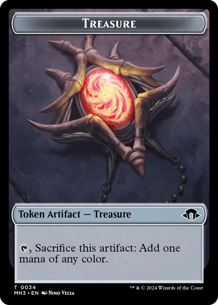 Treasure Token [Modern Horizons 3 Tokens] | Galaxy Games LLC