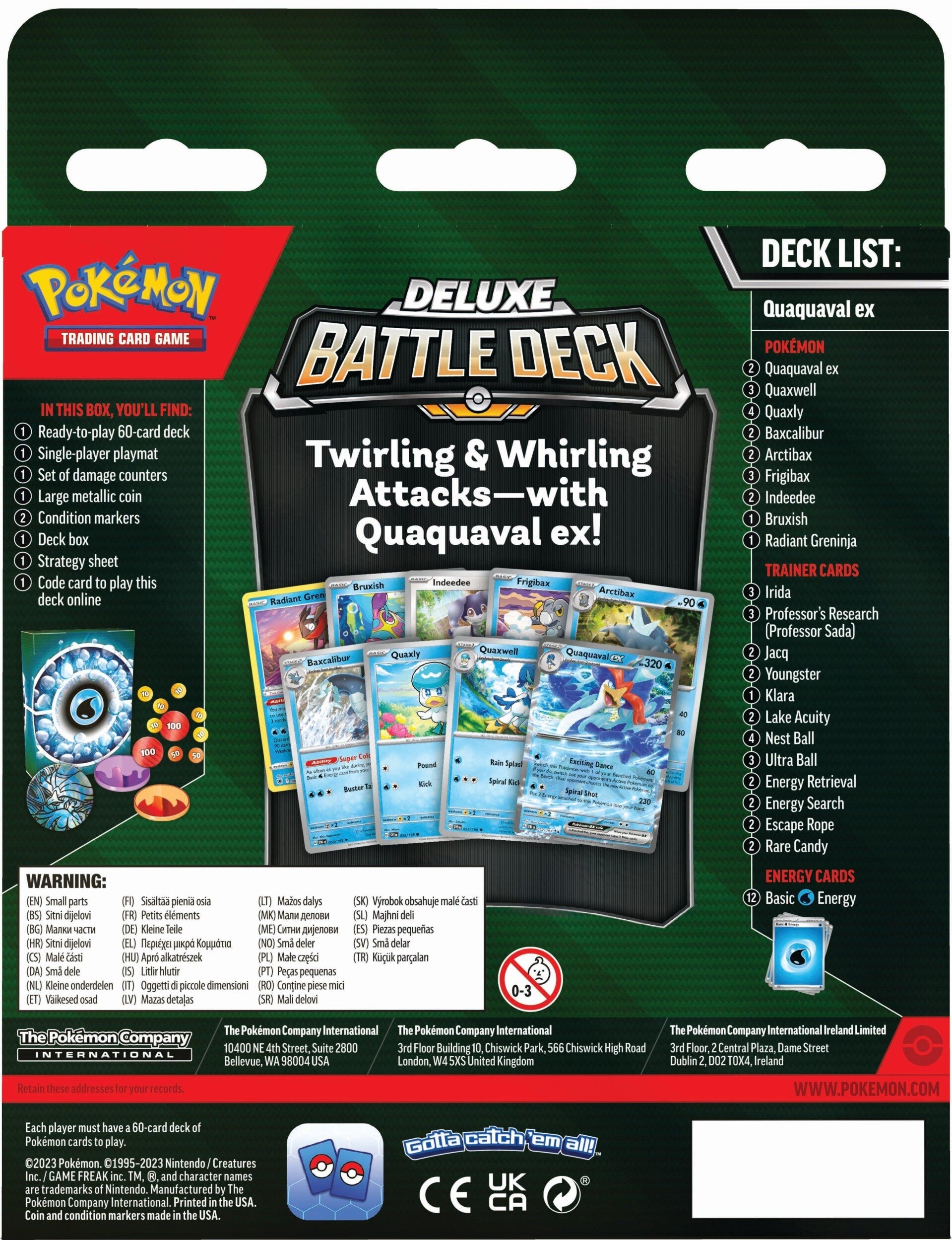 Deluxe Battle Deck (Quaquaval ex) | Galaxy Games LLC